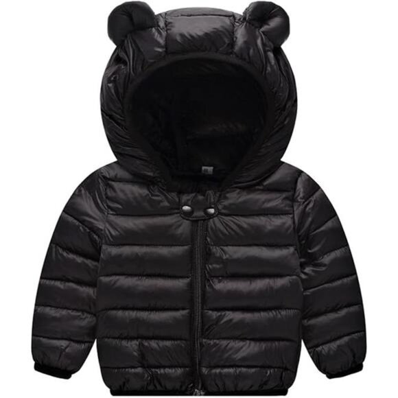Kids Winter Coat Puffer Padded Jacket with Hood - Picture 7 of 7